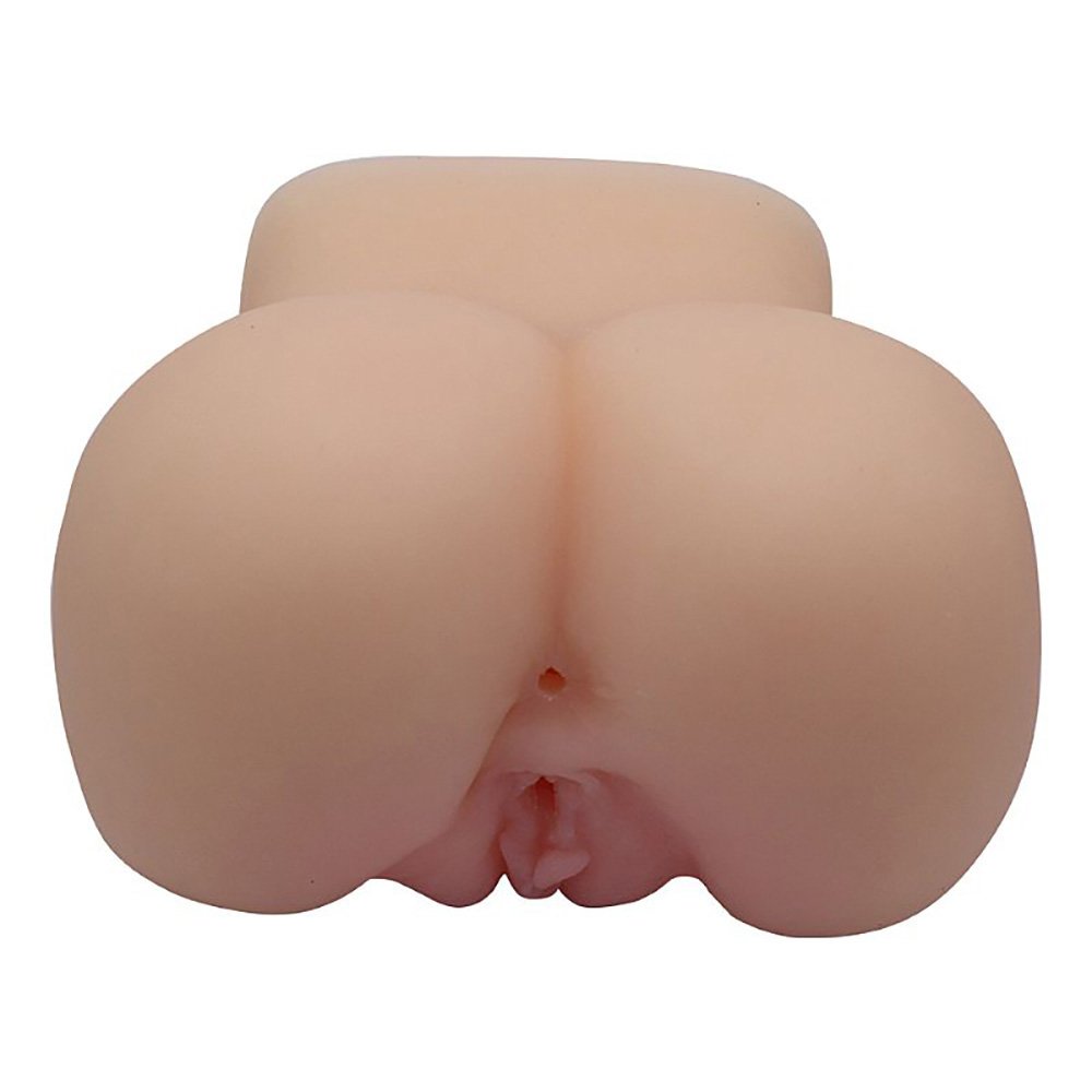Masturbador Vagina e Ânus em Cyberskin com Formato de Bumbum Bege | Foto 03 Masturbador Vagina e Ânus em Cyberskin com Formato de Bumbum Bege | Foto 03