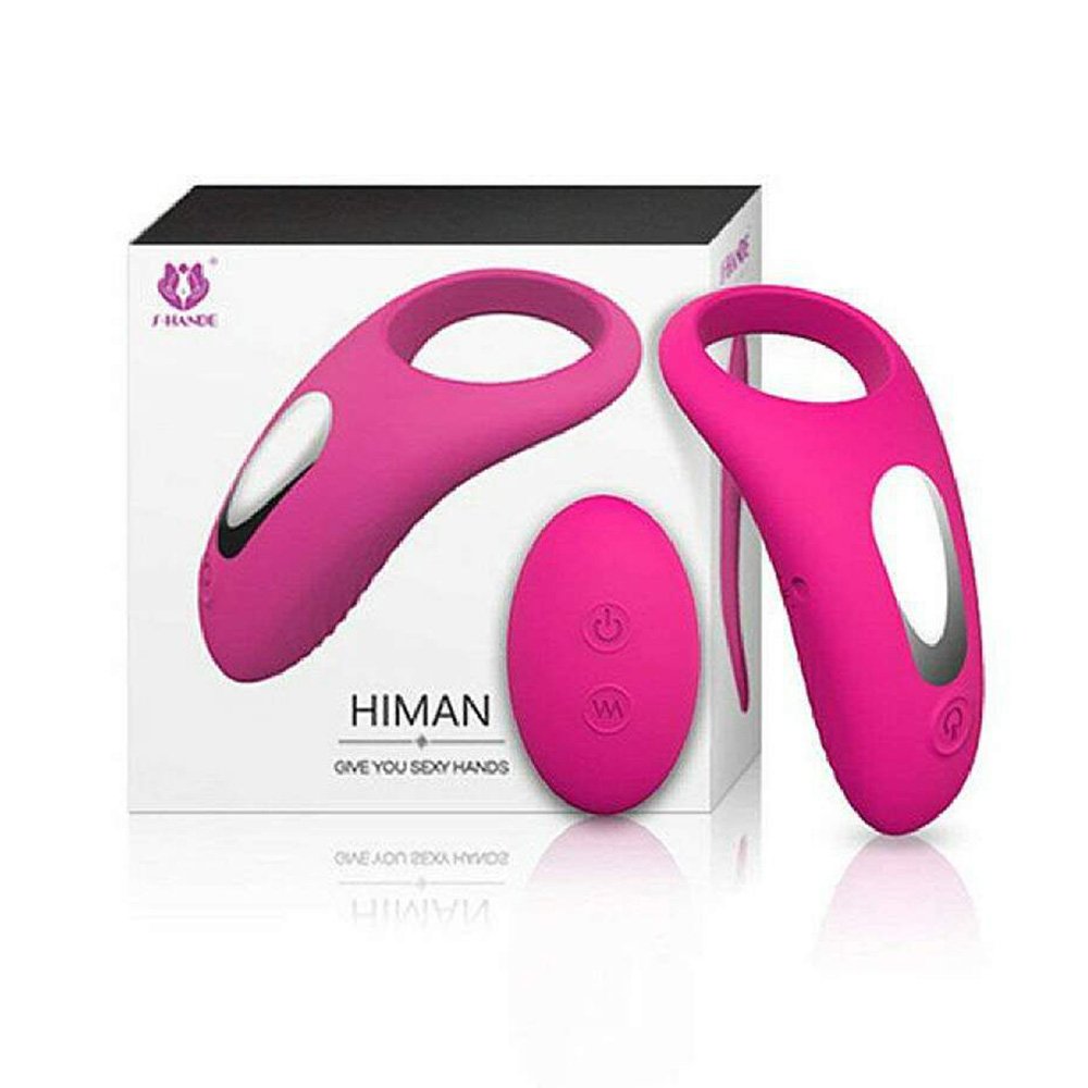 Anel Peniano em Silicone com Vibrador Recarregável 9 Vibrações Controle sem Fio Himan-RCT Pink | Foto 01 Anel Peniano em Silicone com Vibrador Recarregável 9 Vibrações Controle sem Fio Himan-RCT Pink | Foto 01