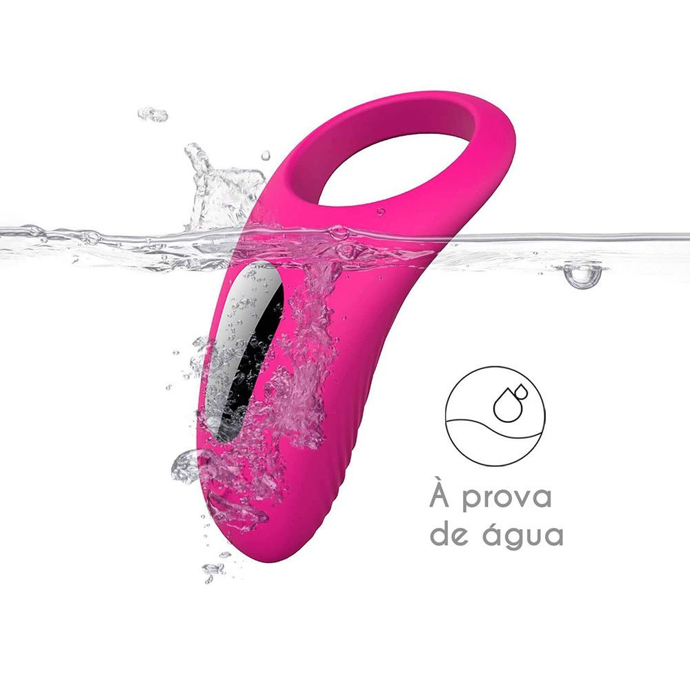 Anel Peniano em Silicone com Vibrador Recarregável 9 Vibrações Controle sem Fio Himan-RCT Pink | Foto 06 Anel Peniano em Silicone com Vibrador Recarregável 9 Vibrações Controle sem Fio Himan-RCT Pink | Foto 06