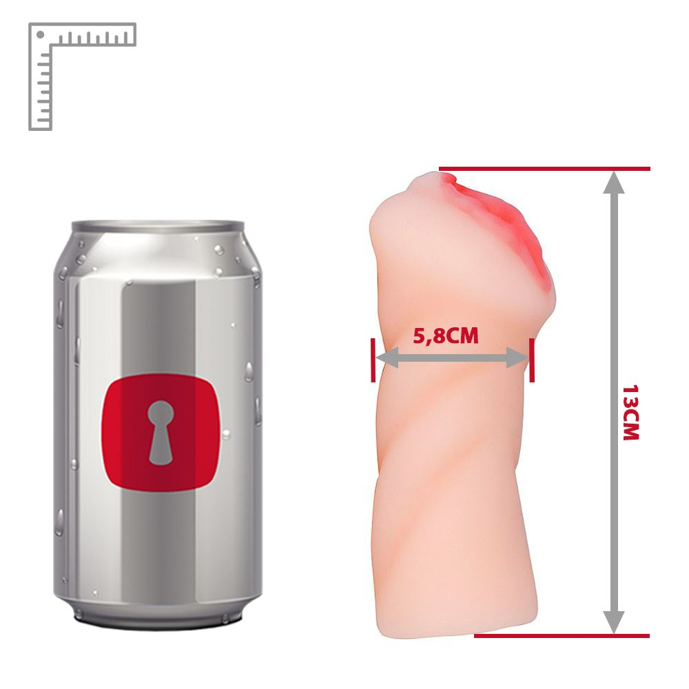 Masturbador Vagina Realístico Pocket em Cyberskin Macio Bege | Foto 06 Ilustrativa Masturbador Vagina Realístico Pocket em Cyberskin Macio Bege | Foto 06 Ilustrativa