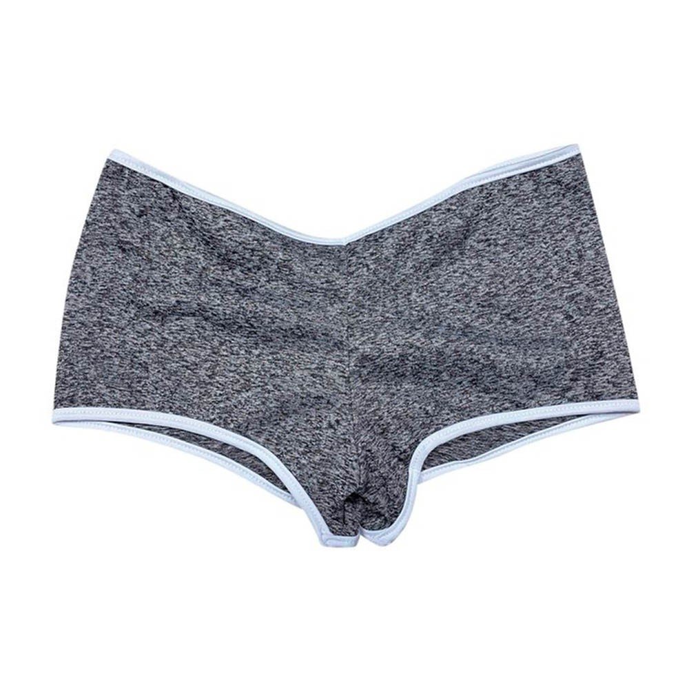 Shorts Sensual Levanta Bumbum em Poli�ster Cinza - Look para Clubwear