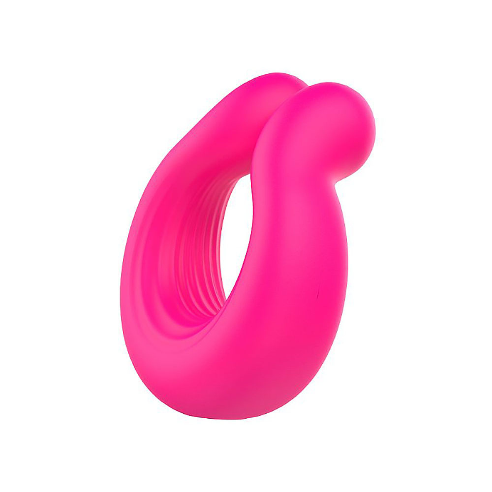 Anel Peniano com Vibro em Silicone Recarreg�vel com Controle sem Fio London Eye RCT Pink | Foto 03
