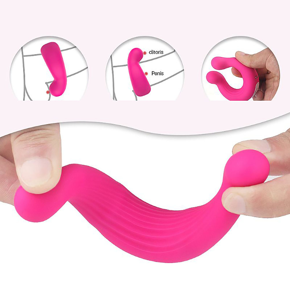 Anel Peniano com Vibro em Silicone Recarreg�vel com Controle sem Fio London Eye RCT Pink | Foto 05