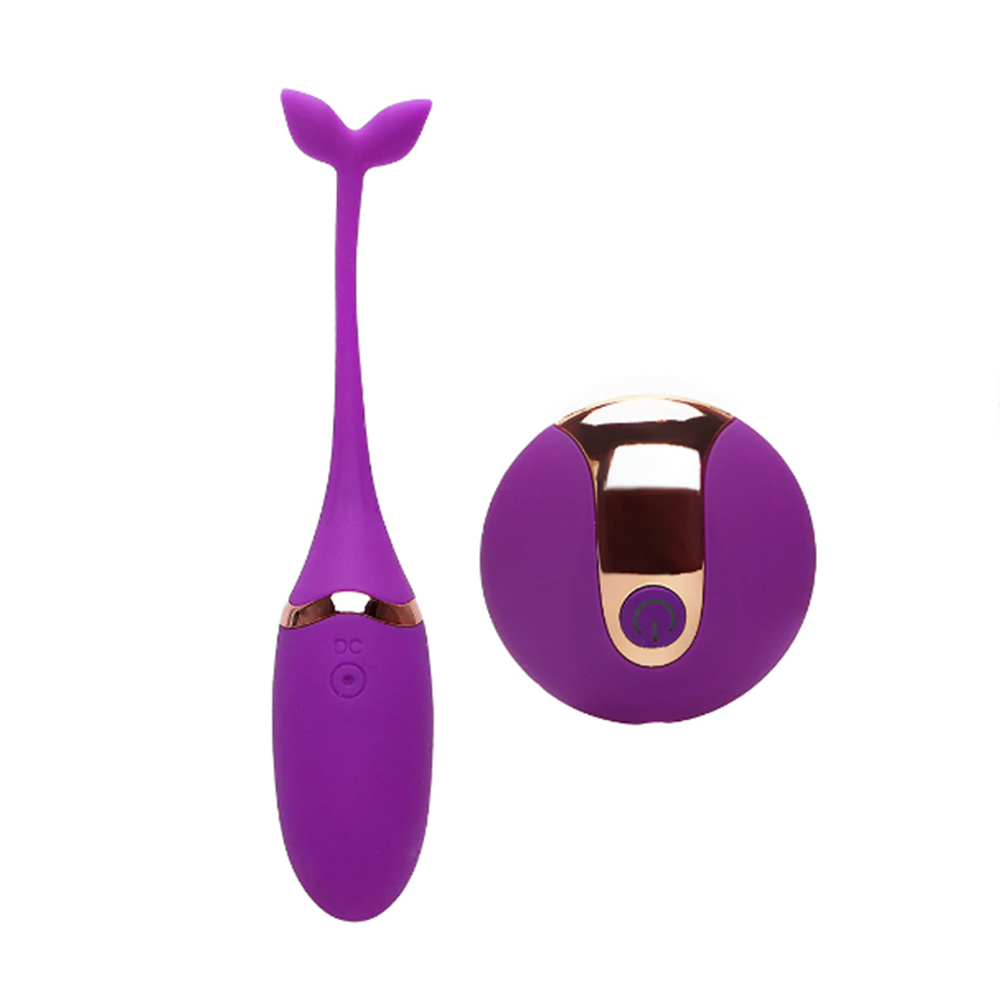 Vibrador para Clitóris Recarregável com 10 Vibrações e Controle sem Fio Whale Roxo | Foto 01