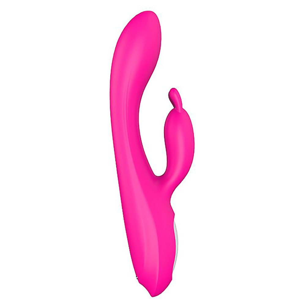 Vibrador Duplo Rabbit Recarreg�vel em Silicone com 9 Vibra��es e Aquecimento Naughty Pink | Foto 03