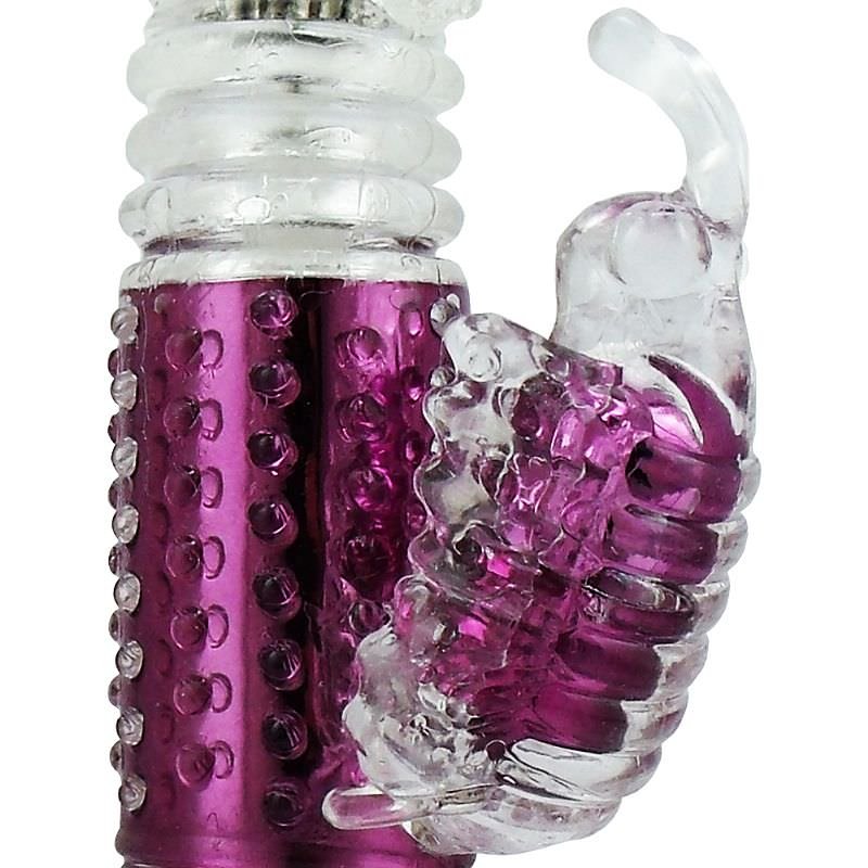 Vibrador Rabbit, Vai e Vem, Multivelocidade Roxo | Foto 03