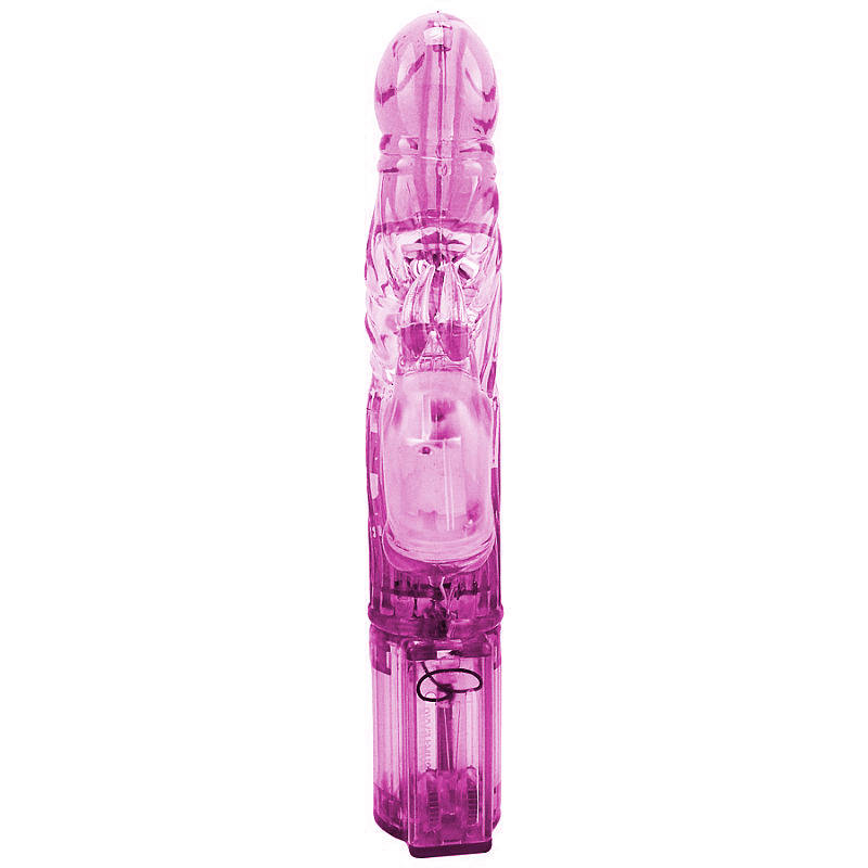 Vibrador Rabbit, Sex and The City, Multivelocidade Rosa - Vista frontal detalhada.