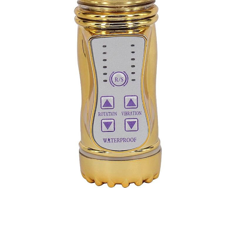 Vibrador Rabbit Multivelocidade, � Prova de �gua, Dourado | Foto 04