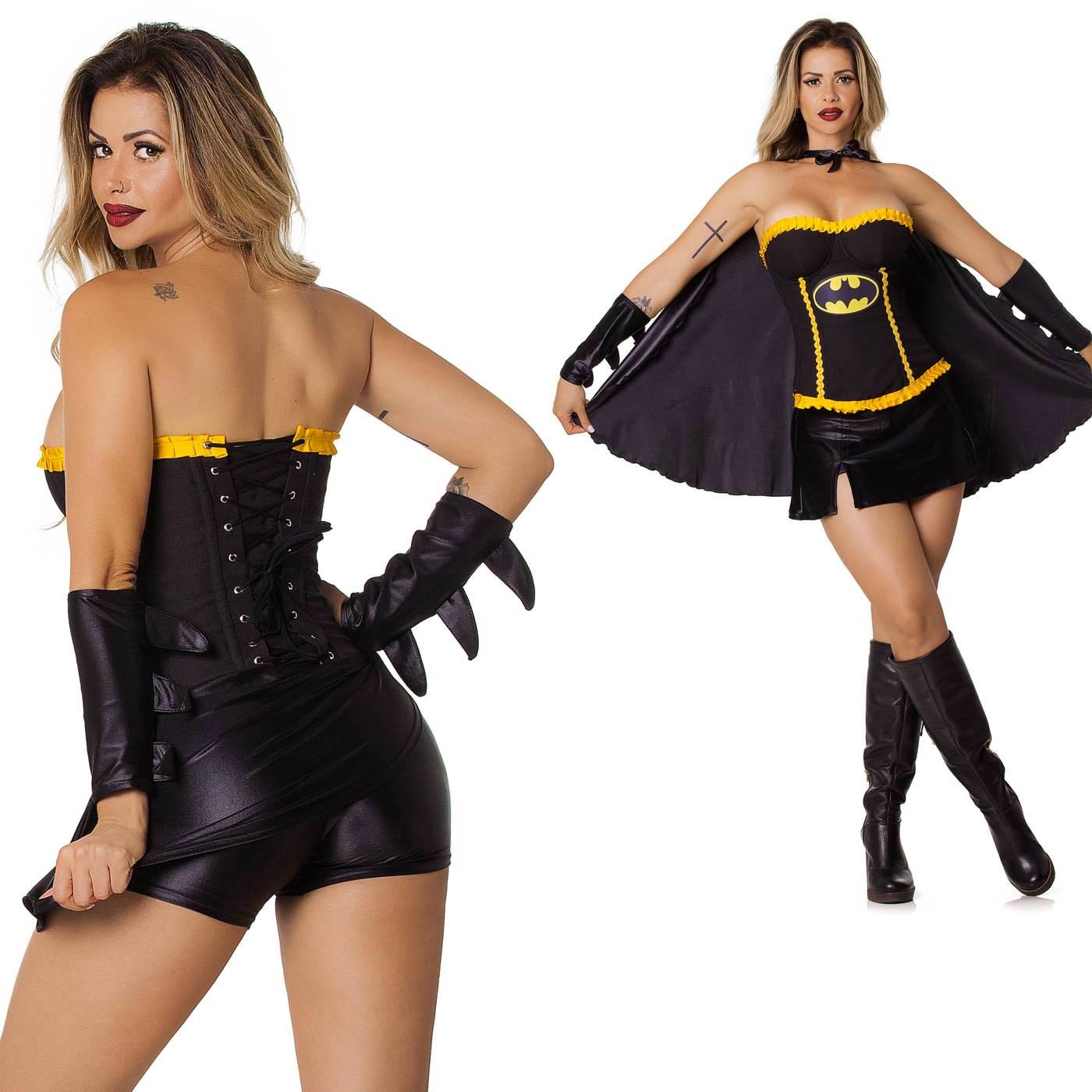 Fantasia de Luxo Corpete Batgirl | Foto 04 Fantasia de Luxo Corpete Batgirl | Foto 04