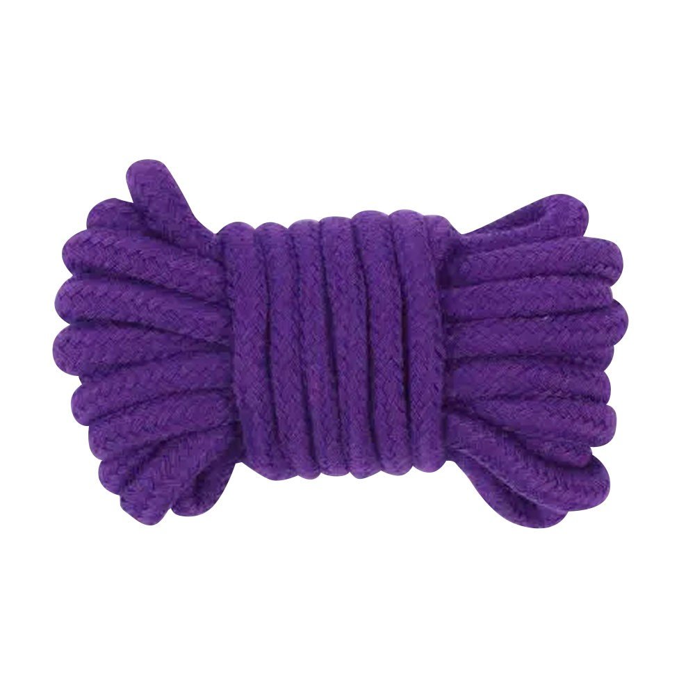 Corda para Bondage e Shibari em Algodão com 5 Metros Roxo | Foto 02