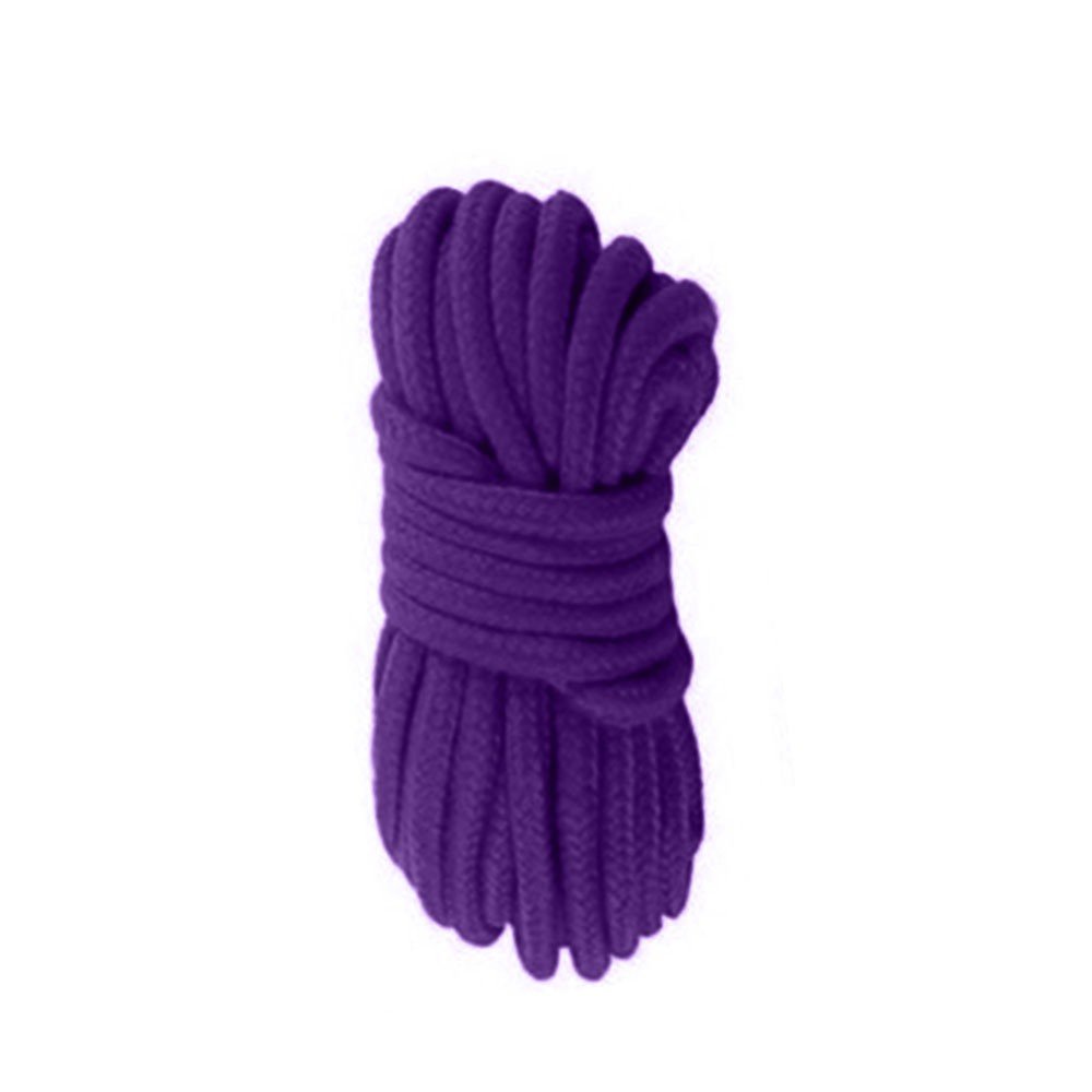 Corda para Bondage e Shibari em Algodão com 5 Metros Roxo | Foto 04