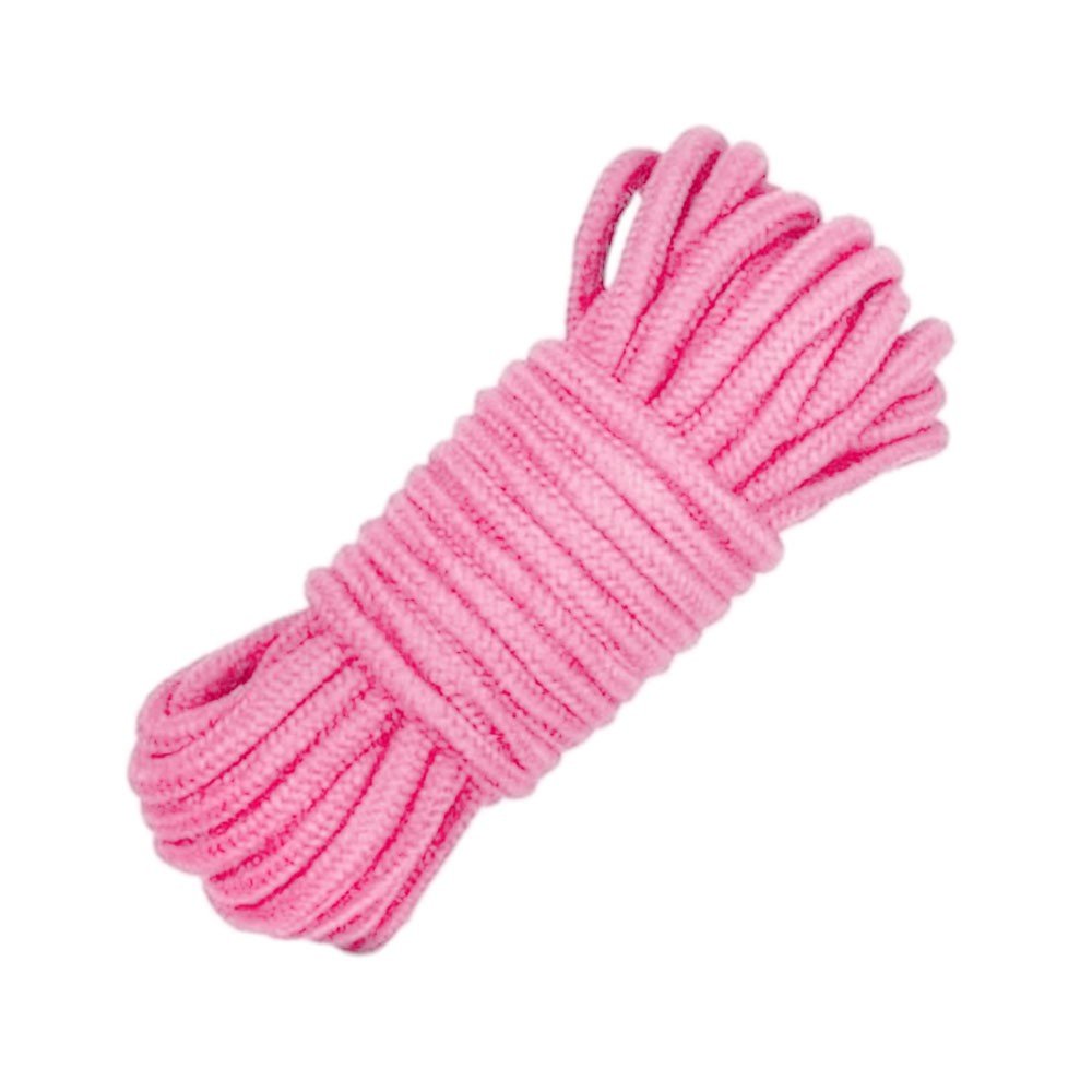 Corda para Bondage e Shibari em Algodão com 5 Metros Rosa | Foto 03
