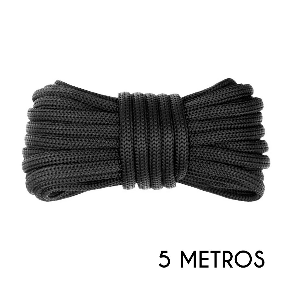 Corda para Bondage e Shibari em Algodão com 5 Metros Preto | Foto 01