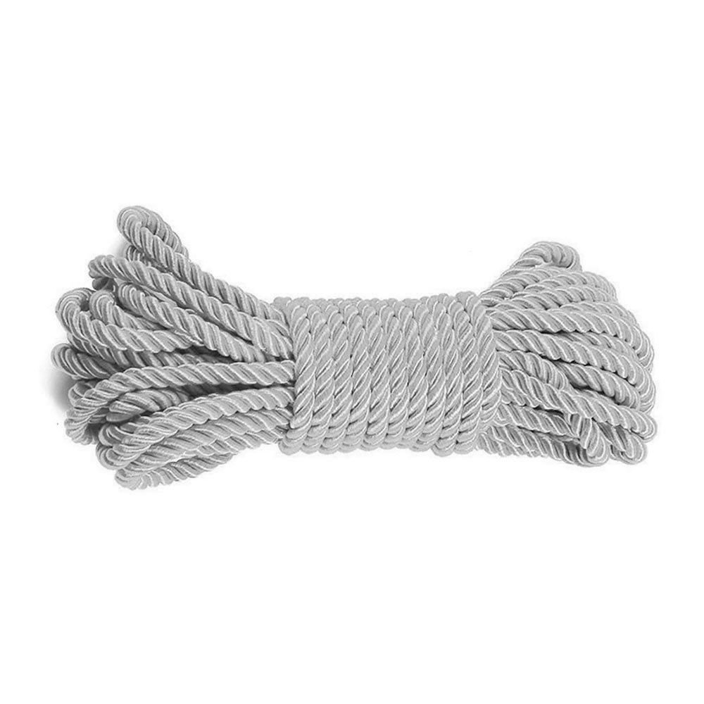 Corda para Bondage e Shibari em Poliéster com 10 Metros Prata | Foto 02