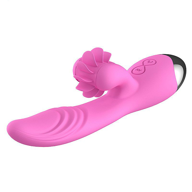 Vibrador Duplo, Função Aquecimento e Línguas Giratórias Rosa | Foto 01 Vibrador Duplo, Função Aquecimento e Línguas Giratórias Rosa | Foto 01