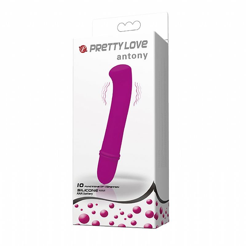 Vibrador Ponto G 10 Vibrações Antony Pink | Foto 01 Vibrador Ponto G 10 Vibrações Antony Pink | Foto 01