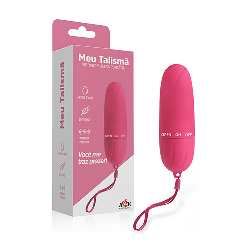 Vibrador Bullet com Toque Macio Multivelocidade Meu Talismã Pink | Foto 01