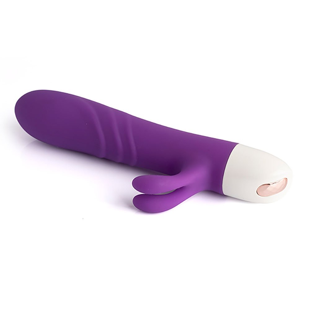 Vibrador Duplo Recarregável em Silicone com 10 Vibrações Desce Pro Play Roxo | Foto 03