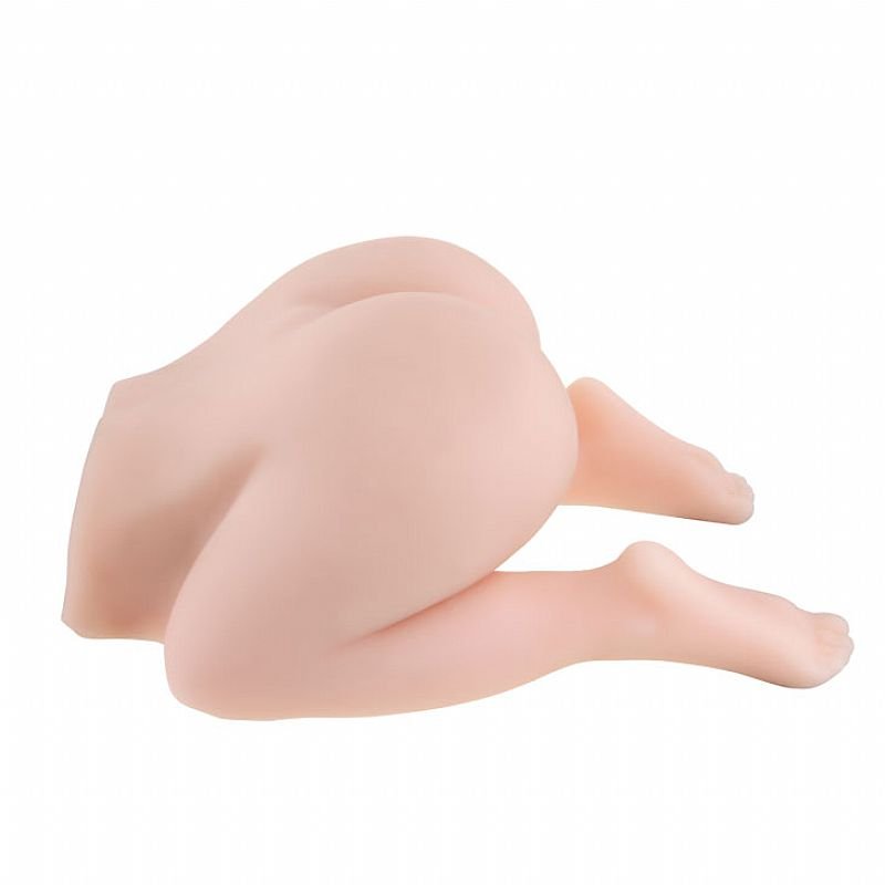 Masturbador Vagina e �nus, 2 Vibradores em Cyberskin Formato de Uma Mulher de 4 Bege | Foto 02