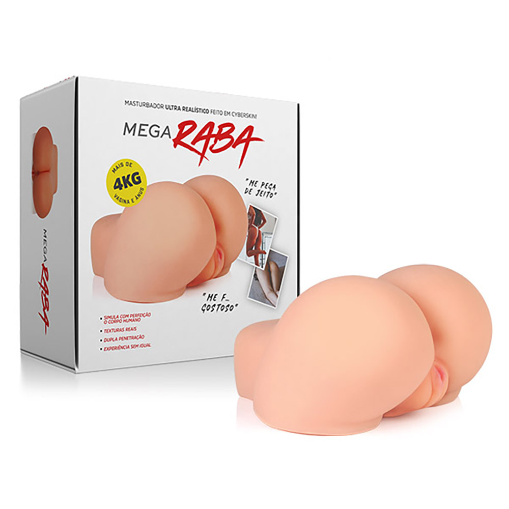 Masturbador em formato de Bunda e Vagina Big Butt em Cyberskin Bege | Foto 01 Masturbador em formato de Bunda e Vagina Big Butt em Cyberskin Bege | Foto 01