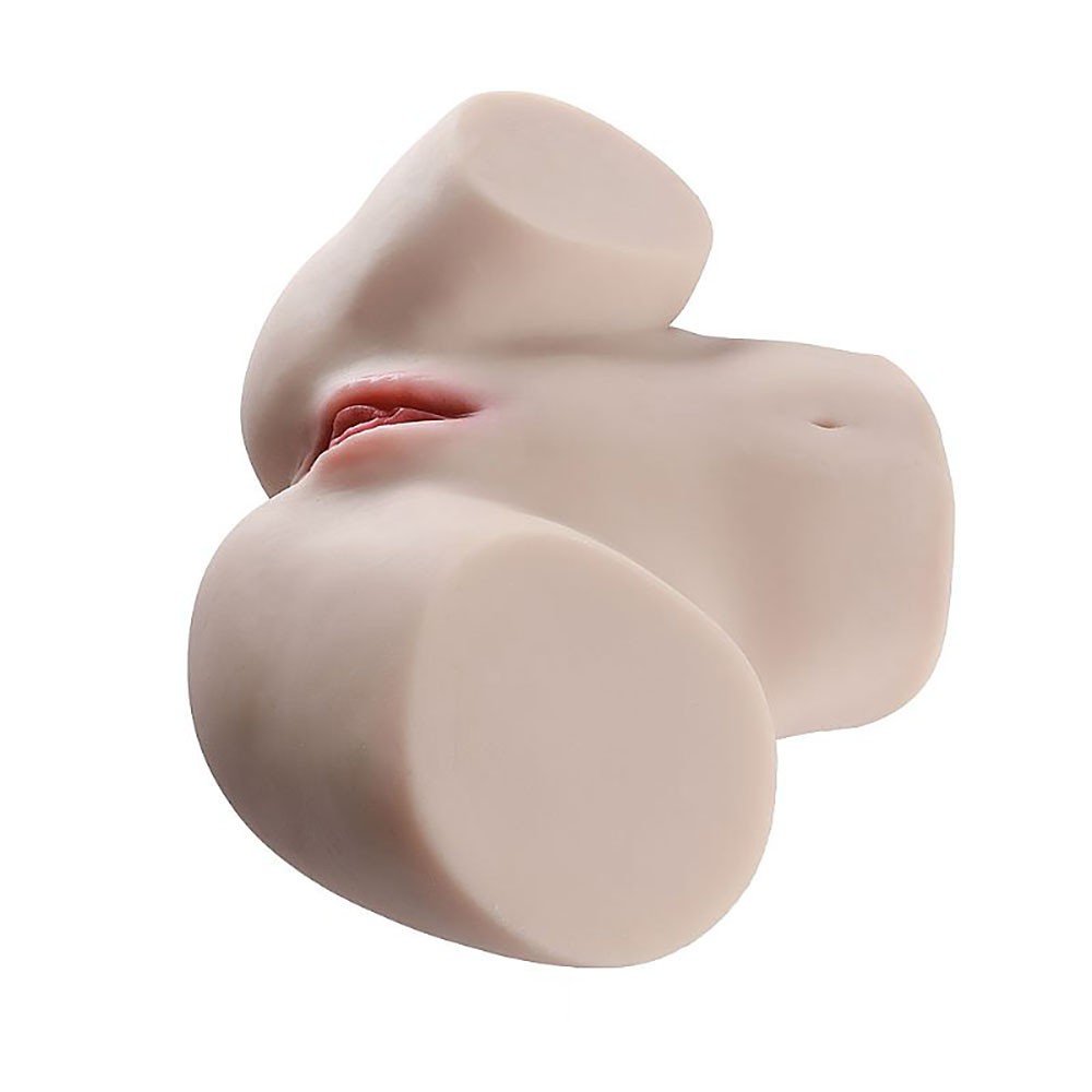 Masturbador Masculino em Formato de Bunda com Ânus e Vagina em Cyberskin Meg Bege | Foto 02