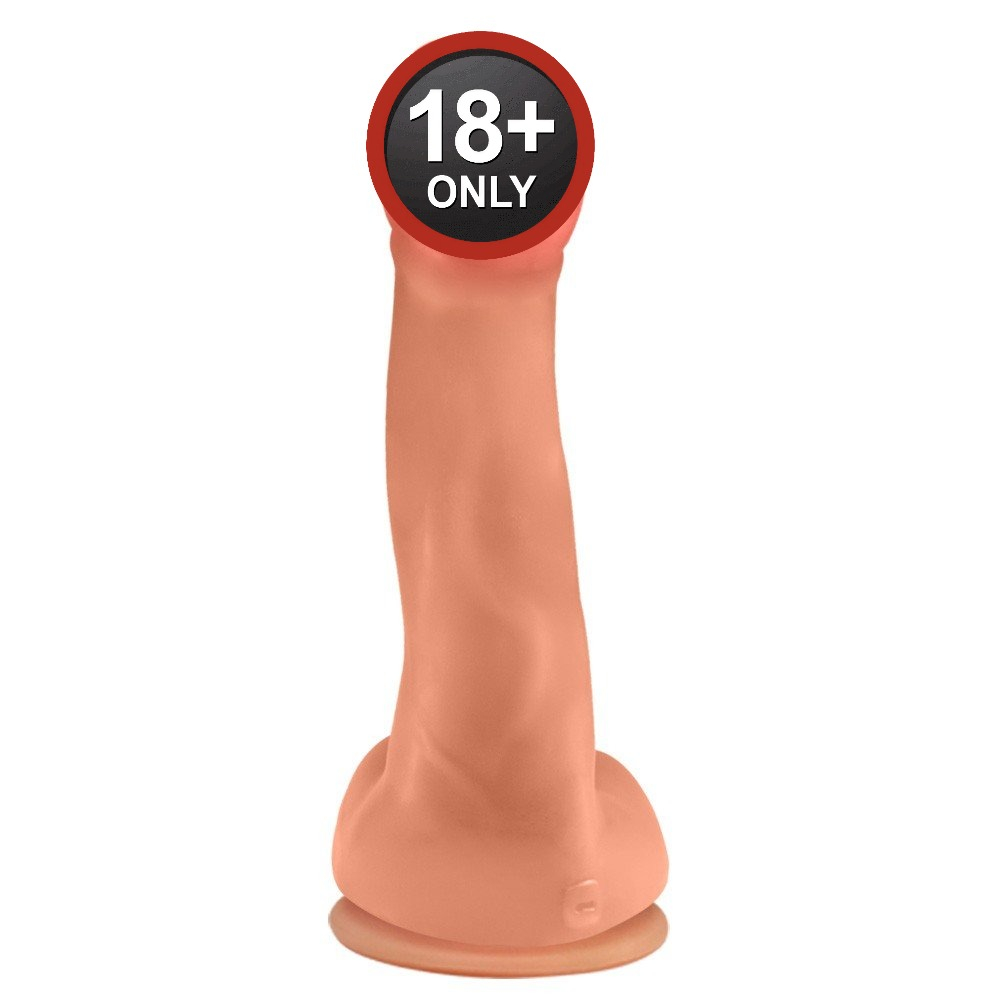 P�nis Gigante Anaconda 37x9cm Bege, vista traseira ou inferior, mostrando a ventosa para fixa��o