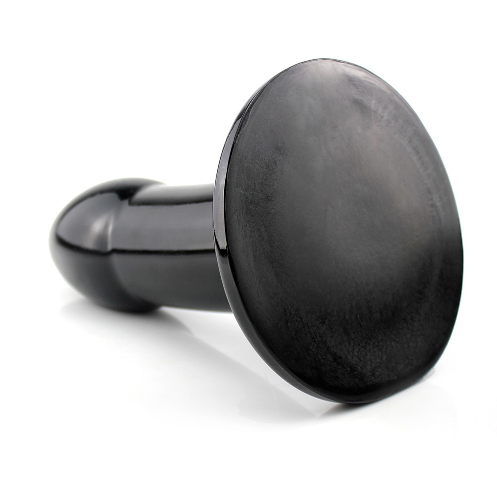 Plug Anal Gigante Flex�vel Atlas 35 x 11cm Preto Brilhante | Foto 05