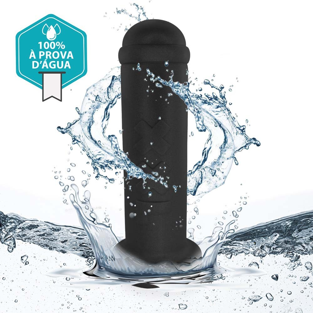 Plug Anal Gigante XXL - PVC Flexível 31 x 8cm Preto | Foto 05