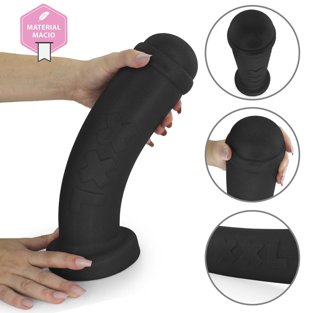 Plug Anal Gigante XXL - PVC Flexível 31 x 8cm Preto | Foto 08