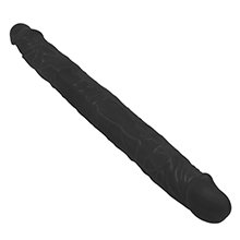 Pênis Duas Pontas Havaiano 34 x 4cm Preto