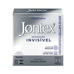Preservativo Jontex Sensação Invisível 2 Unidades