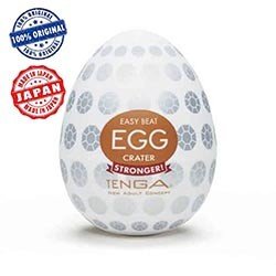 Masturbador Masculino Tenga EGG Crater (O Original Japonês) - Hard Boiled: Sensações Fortes
