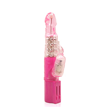 Foto do Produto Vibrador Rabbit Rotativo Multivelocidade Serpente Rosa