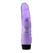 Foto do Produto Pênis Realístico em Jelly com Vibrador Multivelocidade Maig 19 x 4cm Lilás
