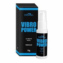 Foto do Produto Vibrador Líquido Beijável Vibro Power Black 15g