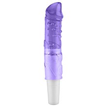Foto do Produto Vibrador Feminino em Jelly Real�stico com Textura Love Sex In Her Roxo