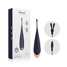 Foto do Produto Vibrador Feminino Recarreg�vel em Silicone Ultrasonic com 7 Vibra��es Azul