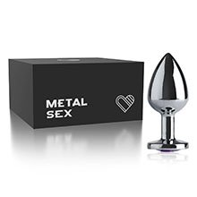 Foto do Produto Plug Anal de Metal Pequeno Cromado