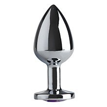 Foto do Produto Plug Anal de Metal M�dio Cromado