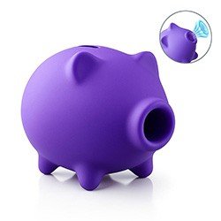 Pulsador de Clitóris Recarregável em Silicone com 10 Pulsações Peppa Roxo