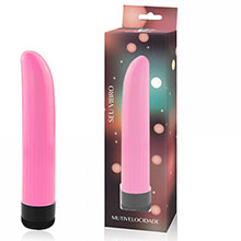 Vibrador Personal Canelado 11 x 2,3cm Rosa