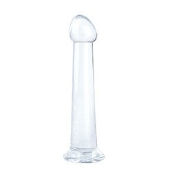 Foto do Produto Plug Anal em Jelly Liso com Ventosa 20 x 3,8cm Transparente