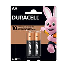 Pilha Alcalina AA Duracell 2 Unidades