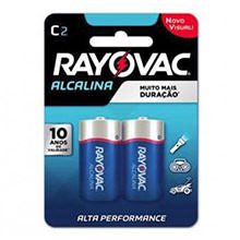 Pilha Alcalina C Rayovac 2 Unidades