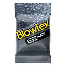 Preservativo Blowtex Lubrificado Tradicional 3 Unidades