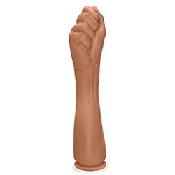 Foto do Produto Mão Erótica Realística com Ventosa Hand Fist 33 x 7,4cm Bege