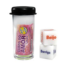 Foto do Produto Dado Er�tico Cubos do Amor Light Brilha no Escuro 2 Unidades