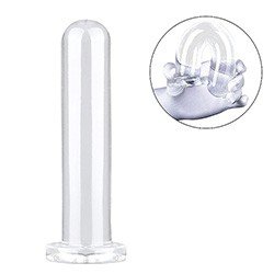 Foto do Produto Plug Anal em Jelly Liso com Ventosa 25 x 5cm Transparente