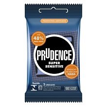Foto do Produto Preservativo Prudence Super Sensitive 3 Unidades