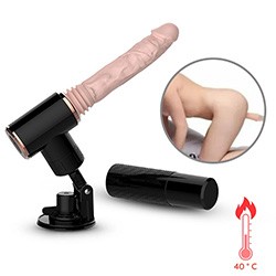 M�quina de Sexo com Aquecimento 7 Vibra��es e Movimentos de Vai e Vem Recarreg�vel Preto